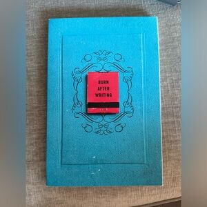 Burn After Writing by Sharon Jones